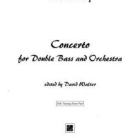 Concerto Solo Tuning Piano Part by Serge Koussevitsky