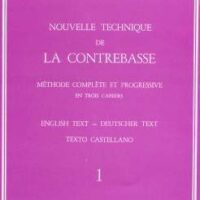 Francois Rabbath - Nouvelle Technique de la Contrebasse Vol. 1 includes CD