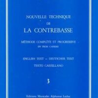 Francois Rabbath - Nouvelle Technique de la Contrebasse Vol. 3