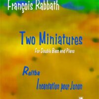 Francois Rabbath - Two Miniatures for Double Bass and Piano
