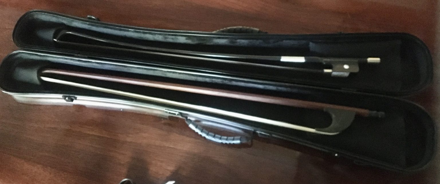 DB Bow Case TG, Double German/French Bows Bass Works Australia