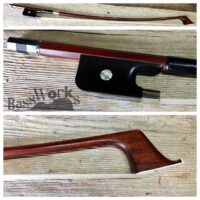 Dorfler Pernambuco French Double Bass Bow - Round, 3/4 Size