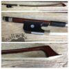 Dorfler Pernambuco French Double Bass Bow - Round, 3/4