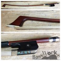 Dorfler Pernambuco French Double Bass Bow - Round, 3/4 Size