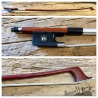 Cello Bow, W.E. Dorfler -  Fine Pernambuco, Round, Silver