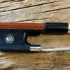 Cello Bow, W.E. Dorfler -  Fine Pernambuco, Round, Silver - Image 4